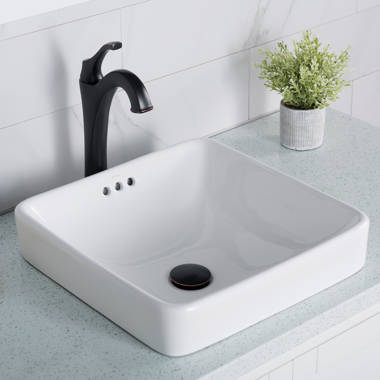 CheviotProducts Cheviot Products 17.125'' White Vitreous China ...